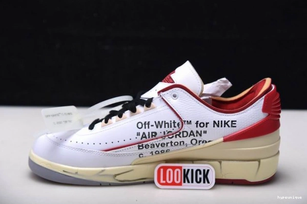 HYPE Red DJ4375-106 White 2 SP Retro Jordan Off-White Low 0728